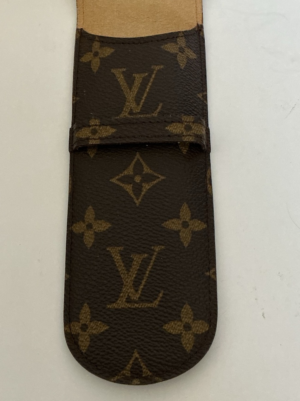 Louis Vuitton Pen Case Stylos Monogram Canvas Etui Brown LV - Picture 12 of 12